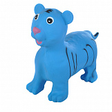 SPRING Прыгуны-животные ТИГРЕНОК (Синий), PVC, с насосом, 60*30*50см,  
