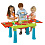 KETER Стол CREATIVE для детского творчества и игры с водой и песком, Бирюзовый/Красный  (79x56x50h)