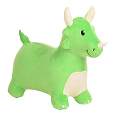PITUSO Прыгуны-животные Дракоша, PVC+съемный плюш.чехол,с насосом, муз.,57*27*50см, Зеленый