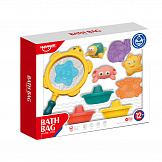 HUANGER Набор игрушек для ванной МОРСКИЕ ОБИТАТЕЛИ И КОРАБЛИКИ (10 элементов)