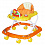 BAMBOLA Ходунки МИШКА (8 колес,игрушки,муз) (67*63*52) Оранжевый