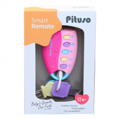 PITUSO Развивающая игрушка Умный пульт (розовый) (свет,звук) 19*6,5*4 см