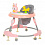 BAMBOLA Ходунки Зайчик (круглые)(6 силик.кол,игр.,муз) (69*69*55) Soft Pink/Нежно-розовый