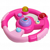 PITUSO Развивающая игрушка Музыкальный руль (розовый) (свет,звук) 17*17*5 см