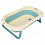 PITUSO Детская ванна складная 81,5 см,встроенный термометр, Green/Бирюза 81,5*46*20 см