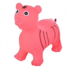 SPRING Прыгуны-животные ТИГРЕНОК (Розовый), PVC, с насосом, 60*30*50см,  