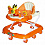 BAMBOLA Ходунки ПЧЕЛКА (8 колес , игрушки,муз)  (67*60*52) Оранжевый