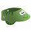 ROXY KIDS Козырек для мытья головы Зеленая ящерка D от 13 см до 17 см