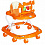 BAMBOLA Ходунки КРАБИК (8 колес,игрушки,муз) (66*56*47) Оранжевый