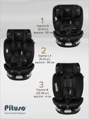 Pituso Удерживающее устройство для детей 0-36 кг Roys+