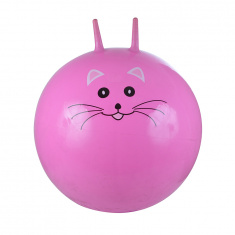 SPRING Мяч-прыгун КИСКА, PVC, с насосом, 75см, Розовый    