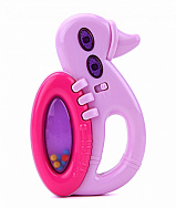 PITUSO Развивающая игрушка-погремушка Уточка (розовый) (свет,звук) 13*9 см