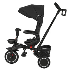PITUSO Велосипед трехколесный Elite Plus Black/черный, 10"/8"