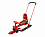 НИКА Игрушка Снегокат ТИМКА СПОРТ 6 с толкателем Граффити на красном (красный лак каркас)