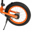 PITUSO Беговел Pulsar, колеса AIR 14", тормоз, подножка,Orange matt/Оранжевый матовый 