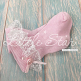 LITTLE STAR Гольфики трикотажные Luxe (1-2 года) Розовый