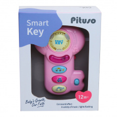 PITUSO Развивающая игрушка Музыкальный ключ (розовый) (свет,звук) 16,5*10*5 см