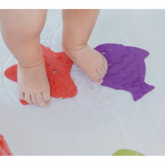 ROXY-KIDS Антискользящие мини-коврики для ванны. Цвета в ассортименте 12 шт
