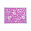 ЕРМОШКА Одеяло детское байковое х/б 140*100 Премиум New (Цветочные лошадки) Фиолетовый