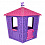 PILSAN Детский игровой дом Stone House Purple/Фиолетовый,114*114*151 см