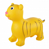 SPRING Прыгуны-животные ТИГРЕНОК (Жёлтый), PVC, с насосом, 60*30*50см,  