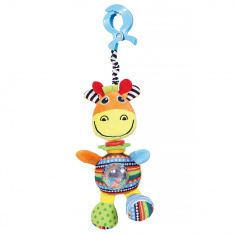 BIBA TOYS Игрушка-подвеска на прищепке Жираф Джиджи, 36*14 см