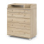 PITUSO Комод раскладной/колесо TORI (5 ящ)