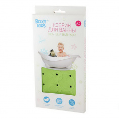 ROXY-KIDS Антискользящий резиновый коврик для ванны Салатовый
