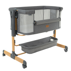 PITUSO Колыбель Flora dark grey/т.серый +ПОДАРОК