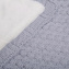 BAMBOLA Комплект на выписку Маршмэллоу 2 пр ( одеяло вяз/мех+лента/бант) Белый