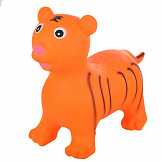 SPRING Прыгуны-животные ТИГРЕНОК (Оранжевый), PVC, с насосом, 60*30*50см,  