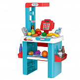 PITUSO Игровой набор Супермаркет с тележкой для покупок 56 эл-в (звук, свет)