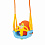 PILSAN Качели подвесные Do-Re-Mi Orange-Blue/Оранжевый-голубой (33*47*58 см)