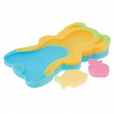 ТЕГА Вкладка в ванночку (матрац) для купания Maxi Большой разноцветный