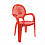Dunya Plastik Детский стульчик красный