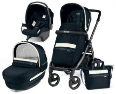 Детская люлька PEG PEREGO SET ELITE LUXE (короб, автокресло, сумка)