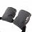 PITUSO Муфта-варежки на коляску шерстяной мех (серый) + плащевка Серый меланж