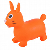 SPRING Прыгуны-животные ЗАЙКА (Оранжевый) , PVC, с насосом, 62*30*50см, 