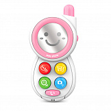 HUANGER  Игрушка развивающая Мобильный телефон Pink/Розовый (свет.звук) 8*4*15 см 