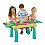 Стол CREATIVE для детского творчества и игры с водой и песком KETER зеленый-фиолетовый