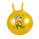 SPRING Надувной мяч ЕЖИК, PVC, с насосом, 38см, Желтый  