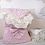 BAMBOLA Комплект на выписку 4 пр Розовый ( плед, одеяло, уголок, бант) 