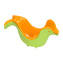 PITUSO Набор ковшей детских для купания Птичка Зеленый+Оранжевый