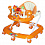 BAMBOLA Ходунки ЛЯГУШОНОК (8 колес , игрушки,муз) (67*60*51) Оранжевый