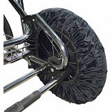 BAMBOLA Чехлы на колёса большого диаметра для прогулки 4 шт в комплекте (D=35,5 см)
