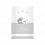 ALBEROMIO Пеленальная доска PT80 186 Misiowe Sny Мишка мечтатель Серый 80см*47см 