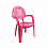 Dunya Plastik Детский стульчик   с рисунком розовый