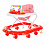 BAMBOLA Ходунки Горошинка (8 силик.колес,игрушки,муз) (72*61,5*57) Red/Красный