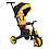 PITUSO Велосипед трехколесный Leve Lux, складной, разм. упак. 65х34х31 см, Yellow Black/Желто-черный