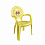 Dunya Plastik Детский стульчик   с рисунком желтый
